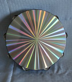 Tambourine with Holographic Drum Head