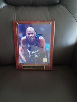 Michael Jordan Washington Wizards 12x10" framed photo with name plate