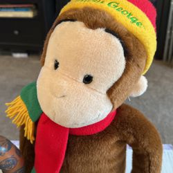 Vintage Macy’s Curious George Plush Collector’s Toy Monkey 