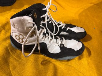 Rudis Jordan Burroughs Wrestling Shoes-Mens Size 10-JBANC1000-AIC-Black/White