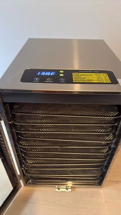 Food dehydrator 12 trays - stainless steel