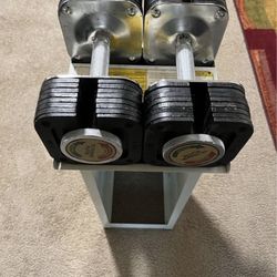 HOIST Adjustable Dumbbells with Stand 