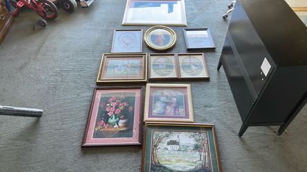 Lot of Assorted Framed Wall Art Prints