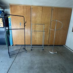 3- Clothes Rack All For $100 or Will sell separately