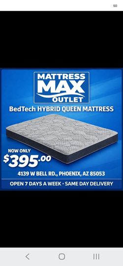 Bedtech Hybrid Queen Mattress New!