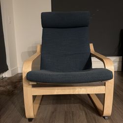 IKEA POÄNG rocking chair - blue