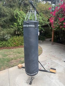 Hayabusa heavy bag with stand