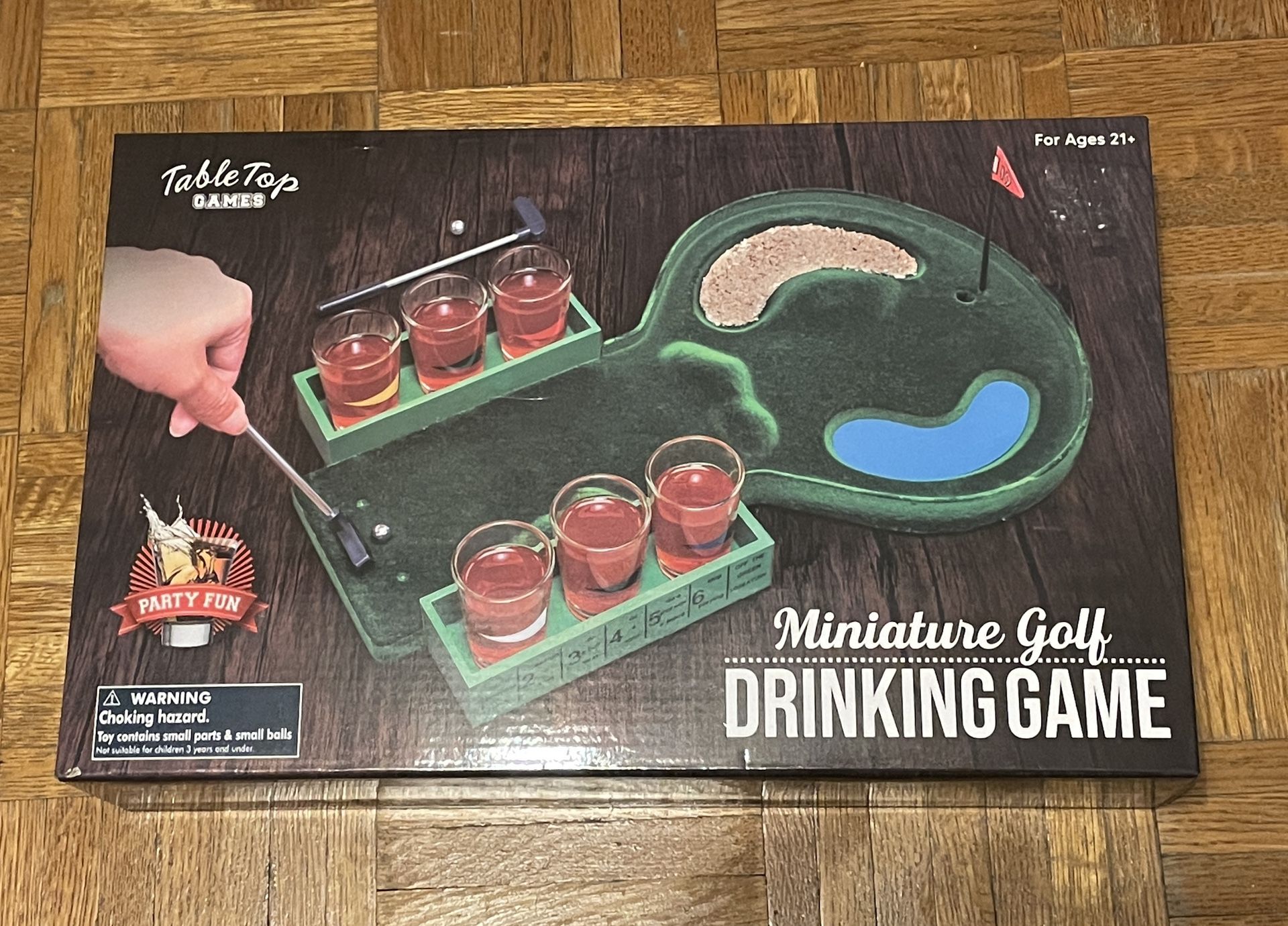 Funny Gift Idea - Table Top Miniature Golf Drinking Game