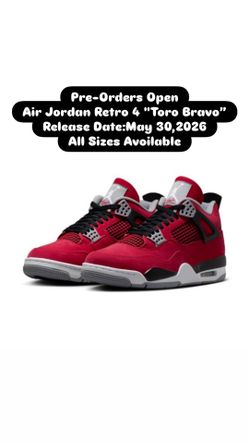 Air Jordan Retro 4 Toro Bravo