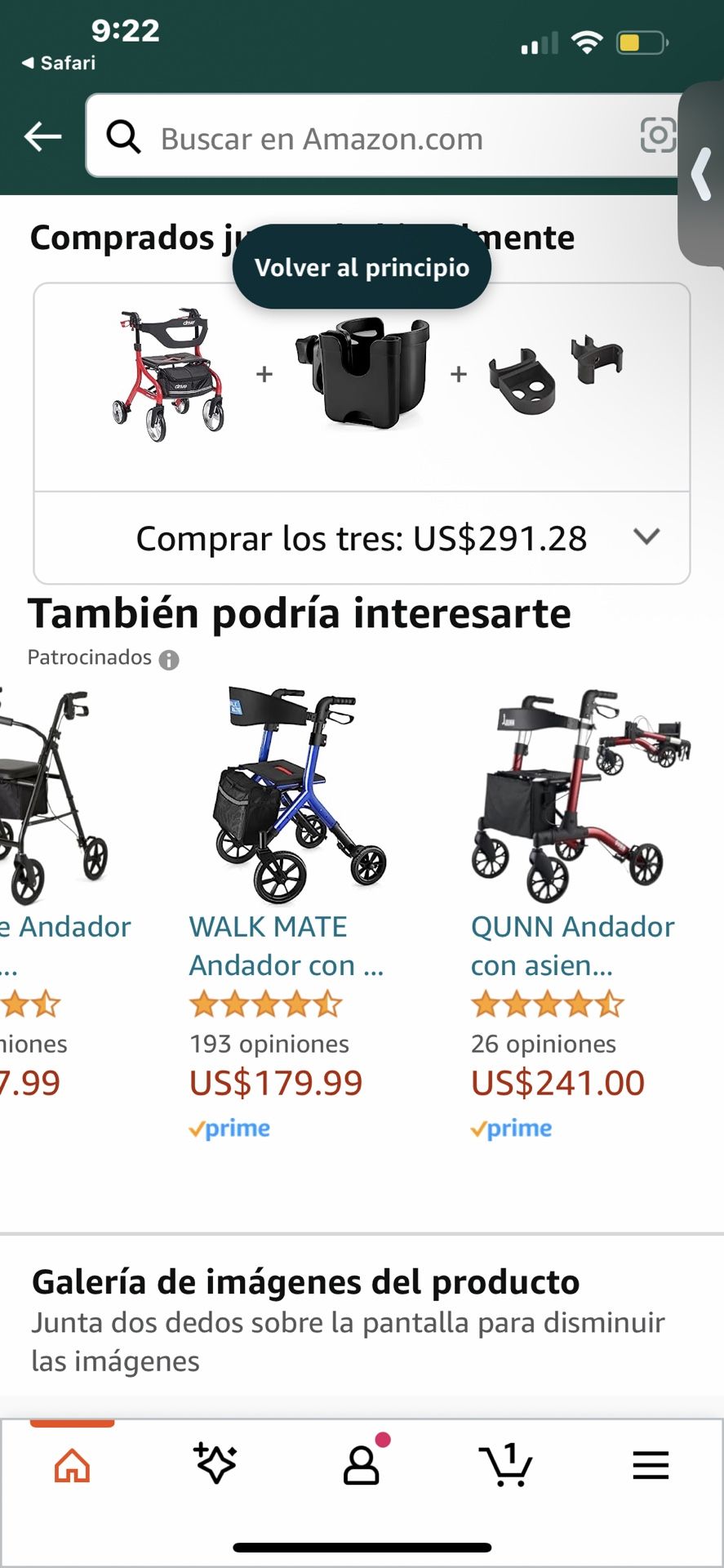 ROLLING WALKER ALUMINUM