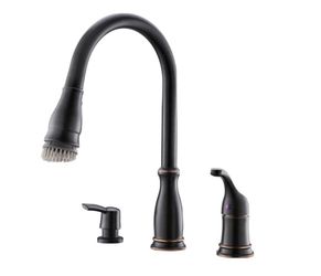 Kitchen Faucet with Pull Down Sprayer Oil Rubbed Bronze