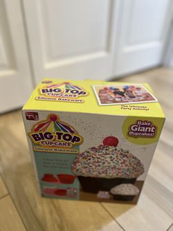 BRAND NEW - Big Top Cupcake Silicone Bakeware As Seen On Tv Boxed