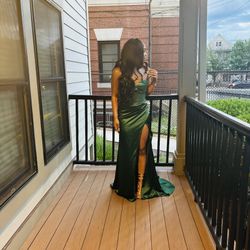 Emerald Green Dress