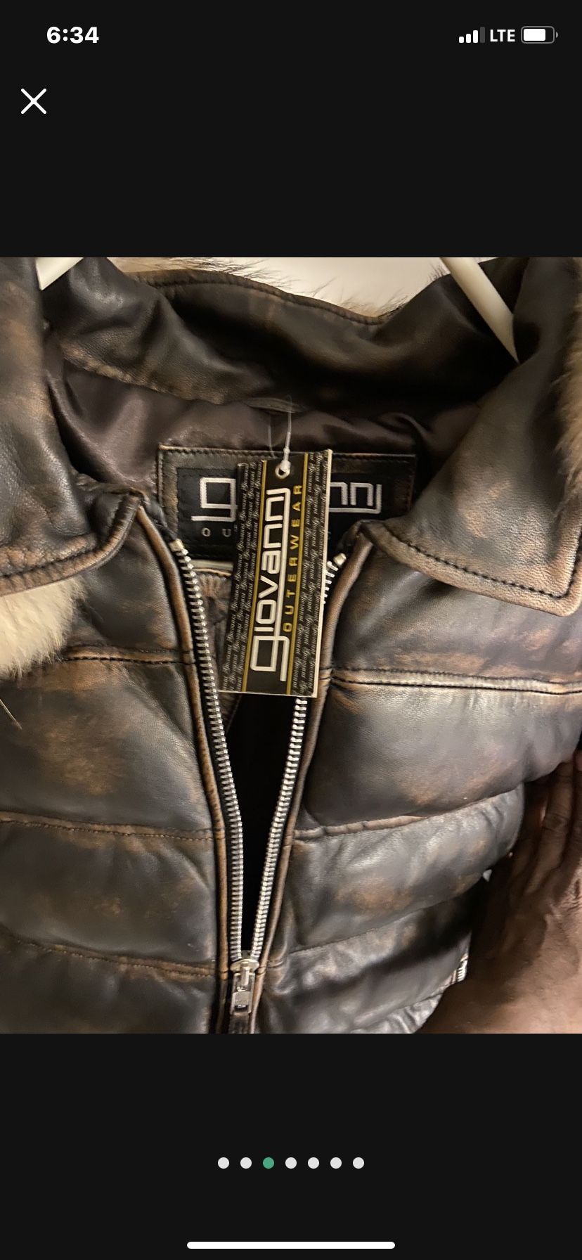 Leather Bomber Jacket