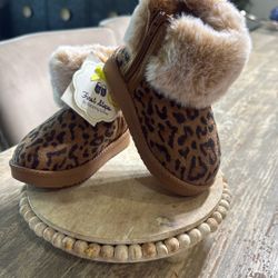 Faux Fur First Steps Boots