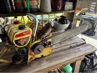 Vintage Chainsaw Clinton D 65 Super