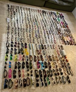 322 pc Bulk Eyewear Liquidation Reseller Lot Designer Sunglasses Optical Frames
