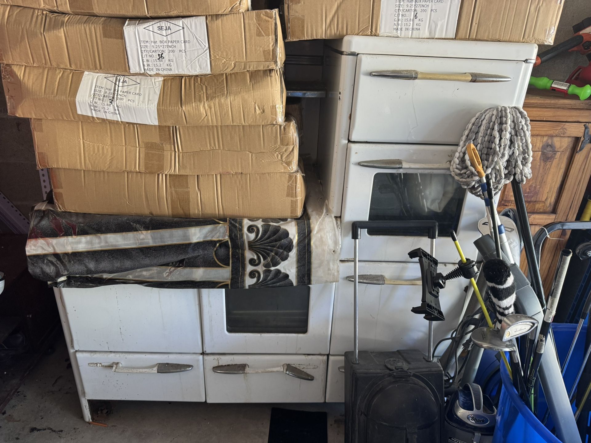 CP Antique Vintage 4 Burners Classic 50s Magic Chef Gas Stove Range Oven