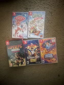 Nintendo switch games lot new sealed $50 for all te games