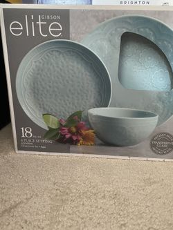 18 Piece Plate Set For 6
