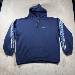 Vintage Grail Billabong Hoodie Sleeve Hits Men’s XL Blue Y2K Surf Grunge #2067