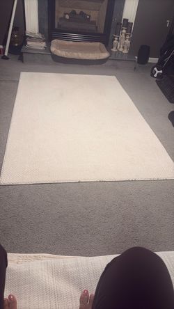 Large Cream Area Rug