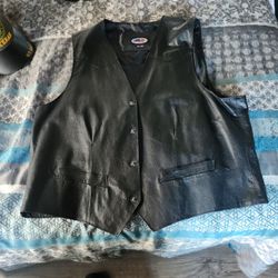 ARMY VEST ( Leather) $60.00