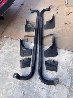 Silverado side steps and mid guards