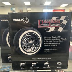 Redcat Daytons For Redcat 1/10 Low riders (CHROME) 