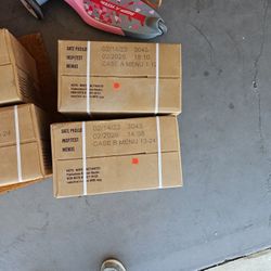 MRE Case A And B Menu 