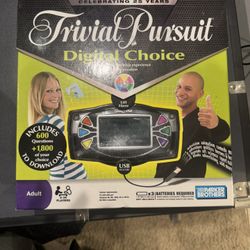 Hasbro Trivial Pursuit Digital Choice Game - Black and Multicolor
