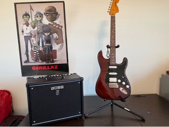 Squire Stratocaster AND Boss Katana-50 MK II. All in one Electric Guitar and Amp combo