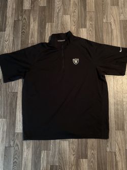 Raiders Quarter Zip Short Sleeve