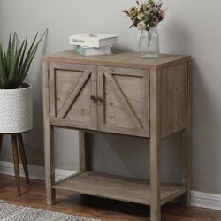 Wooden Farmhouse Storage Cabinet