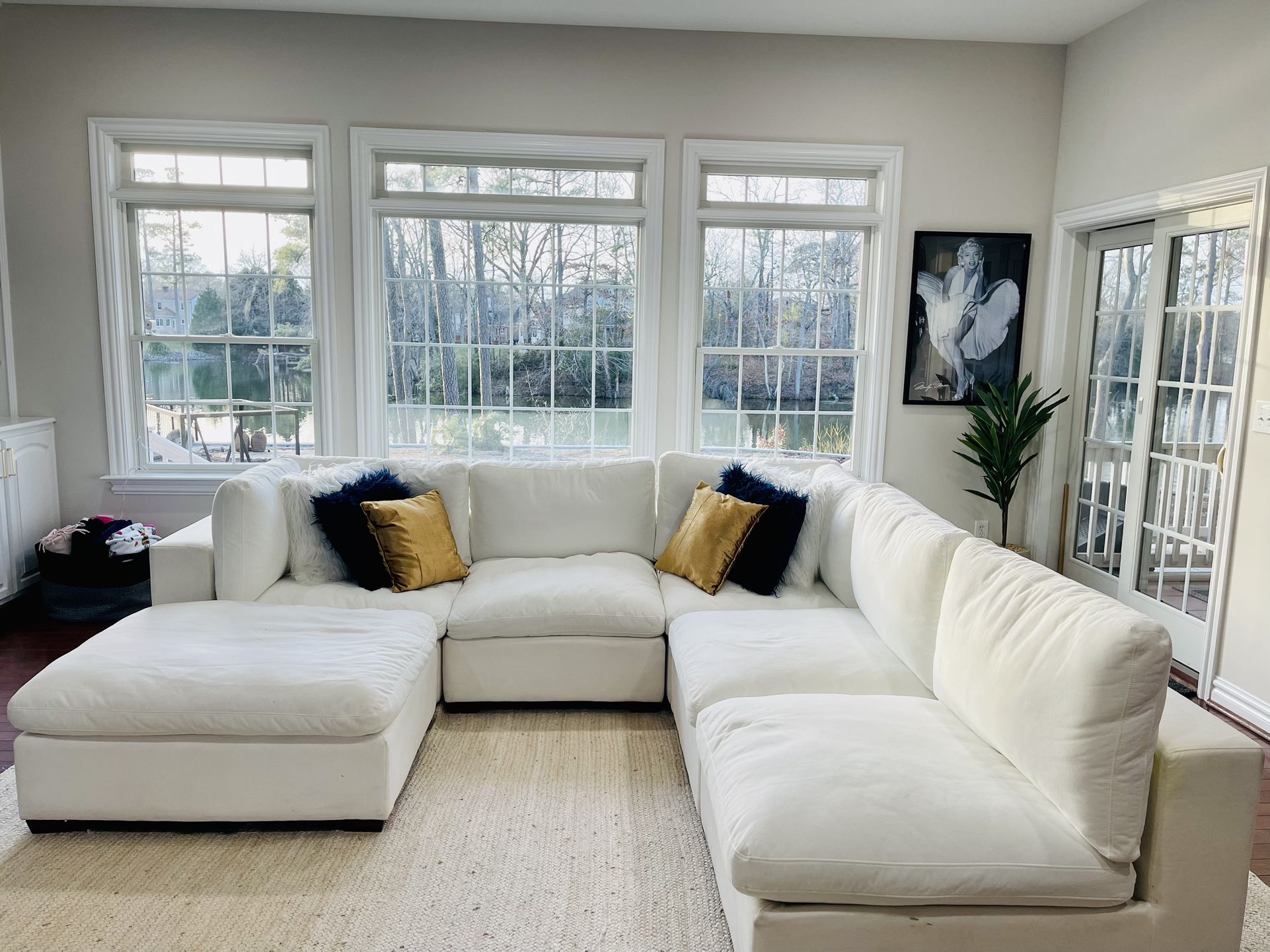 White Sectional Couch
