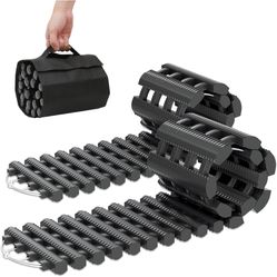 Magshion 32" Tire Traction Mat, Heavy-Duty Recovery Board for Snow, Ice, Mud & Sand, Off-Road Vehicle Traction Tracks with Storage Bag - Car, Truck & 