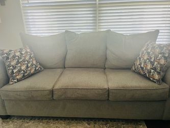 3-Seat Sofa in Gray Fabric