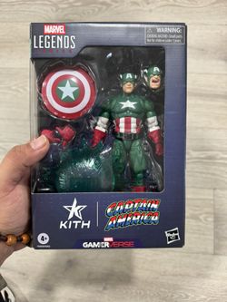 Kith × Marvel for Hasbro Legends Captain America Gameverse Player 