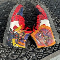 Custom Jordan 1 Across The Spider Verse Size 10.5