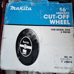 Makita Abrasive 16" Cut-Off Wheels