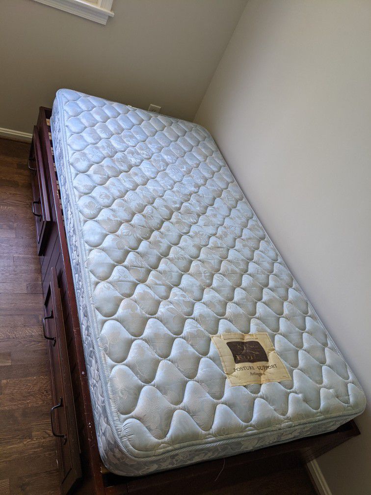 Twin Size Bed With Storage