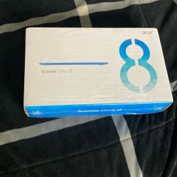 Iconia One 8 Tablet Brand New 