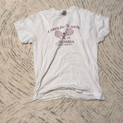 Carolina Classic Columbia SC T-Shirt – Tennis Graphic – Size [L]