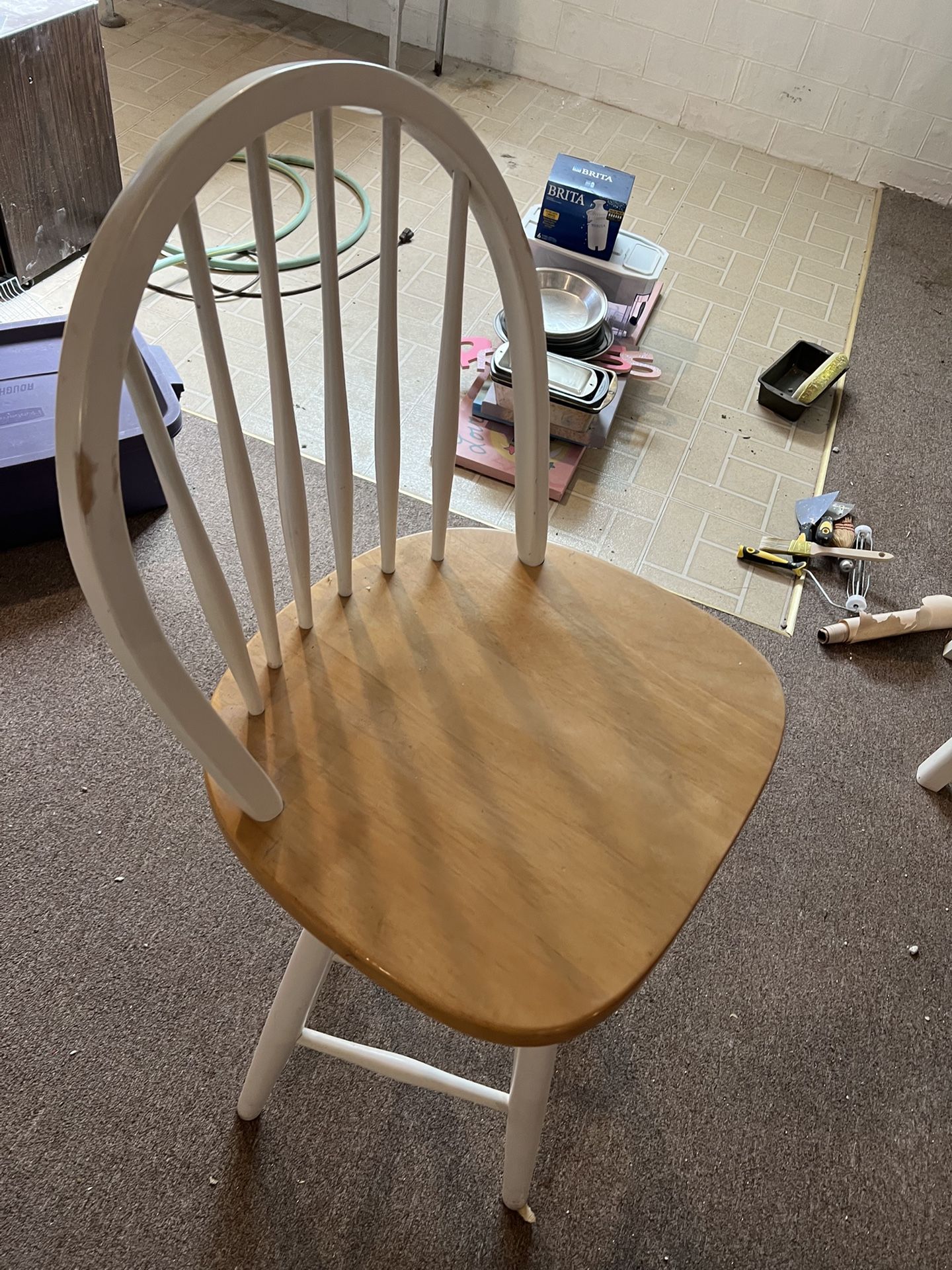 3-Solid Wood Bar Stools