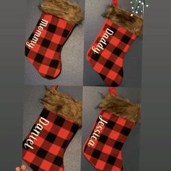Personalized Buffalo Stockings