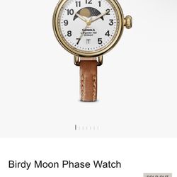 Shinola Birdy Moon Phase Watch
