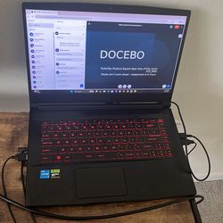 Used MSI gaming laptop