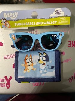 Holiday Gift…Bluey Kids Sunglasses and Wallet Set