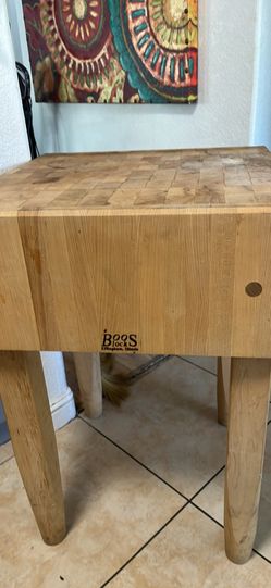 John Boos AB Butcher Block Table 10inch thick  Grain
