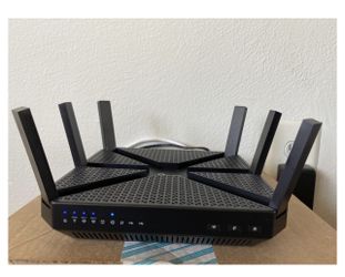 TP-Link - Archer AC4000 Tri-Band Wi-Fi 5 Router - Black